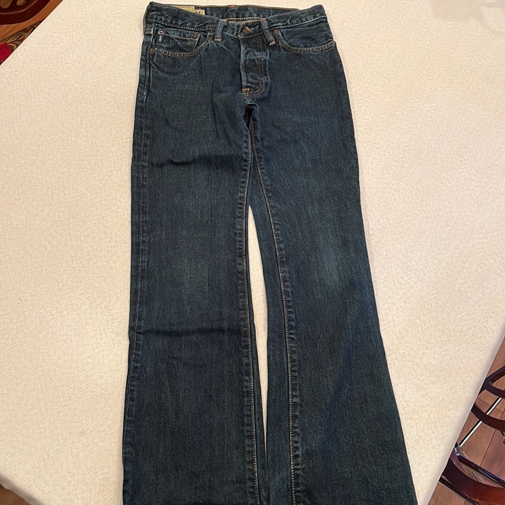 Abercrombie Kids Boys Slim Straight Blue Jeans Size 14